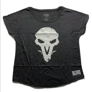 - Reaper Overwatch Women’s Black Character T-Shirt Size M